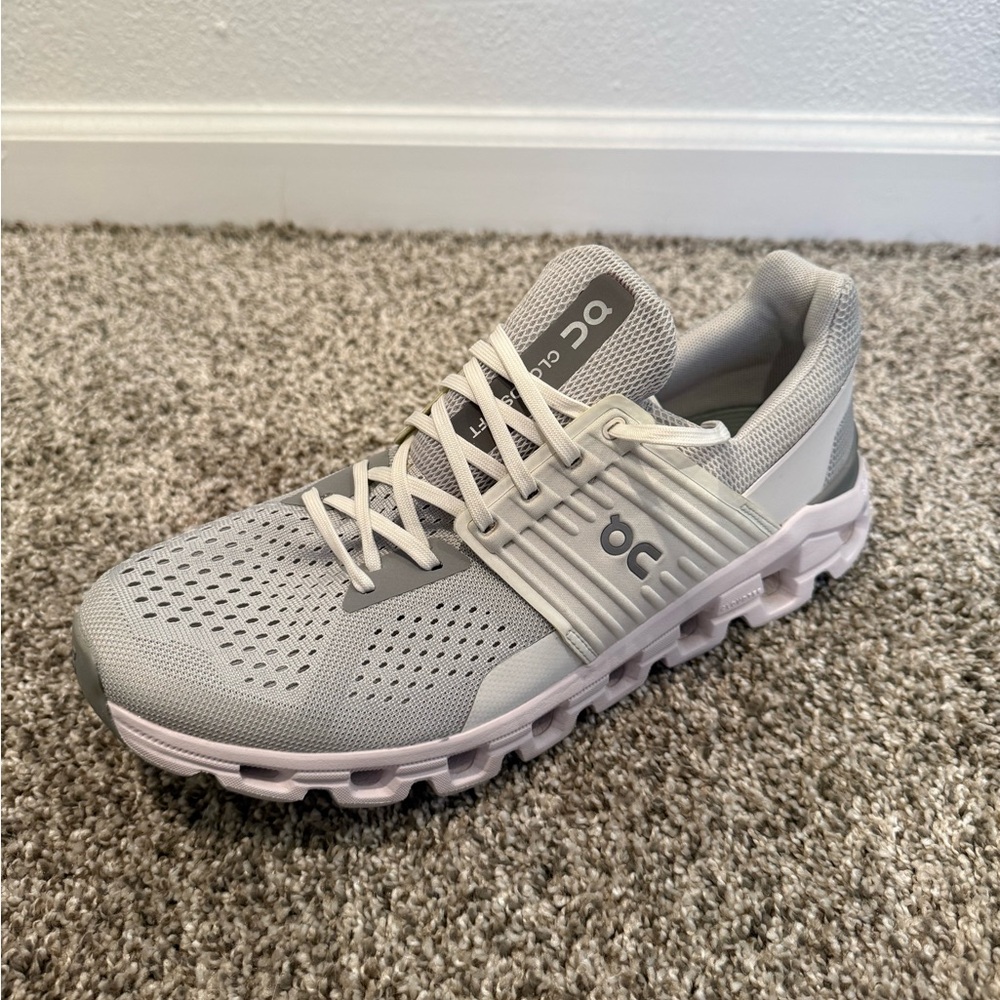 On Running Women's Gray Running Shoes - Picture 2 of 6
